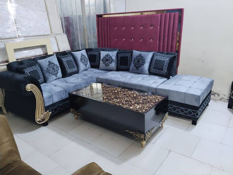 L shape sofa - 7 seater sofa set - 6 seater sofa set - coner sofa set 1