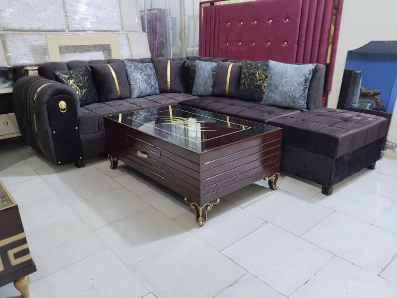 L shape sofa - 7 seater sofa set - 6 seater sofa set - coner sofa set 3