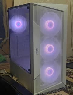 Selling New White Sonic Case. Gaming Case. Pc Case. Casing.