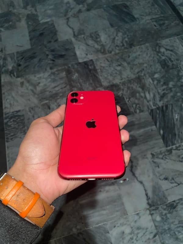 I Phone 11 All Ok Mobile 10 10 condition Red color 03156674076whtsp 0