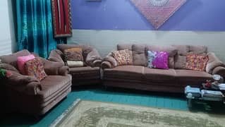 Brown Sofa Set