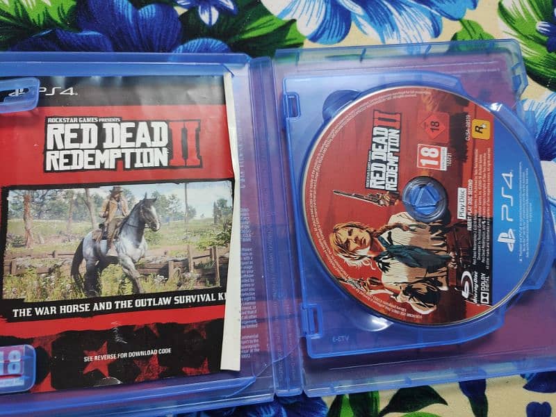 Read dead redemption 2 rdr2 ps4 game cd 2