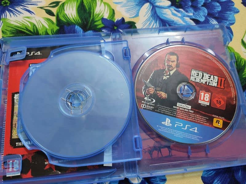 Read dead redemption 2 rdr2 ps4 game cd 4