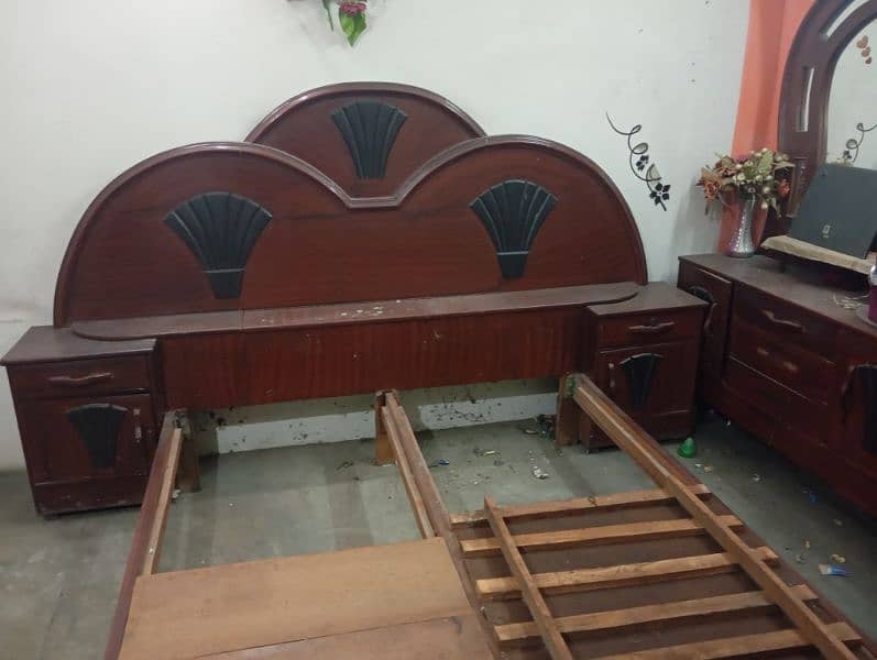 used wooden bed 5