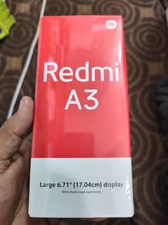 Redmi A3 Mobile 4/64  Box Pack For Sale