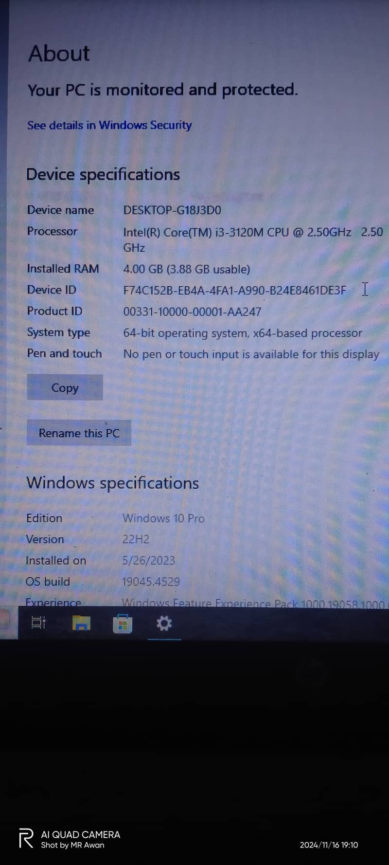 hp 6570b laptop i3 3rd gen with ssd and hdd 0