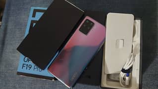 Oppo f19 pro condition 10/9 all ok 8/128. GB box charger available