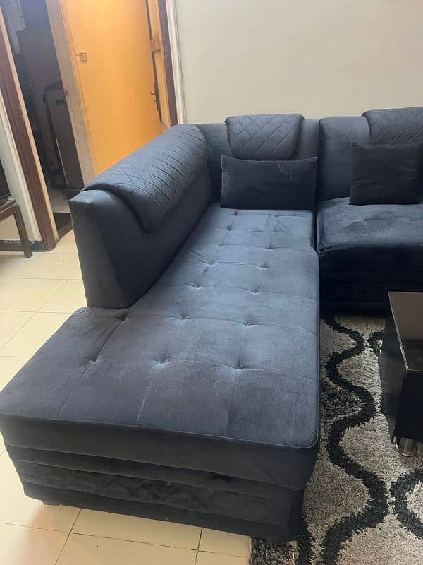 L shape 6 seater for sale slightly used only 3