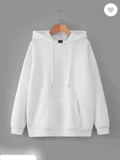 1 Pc Men's Fleece Plain Hoodie