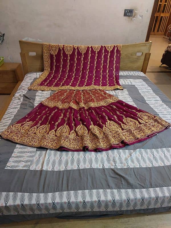 bridal lehnga and dupatta 5