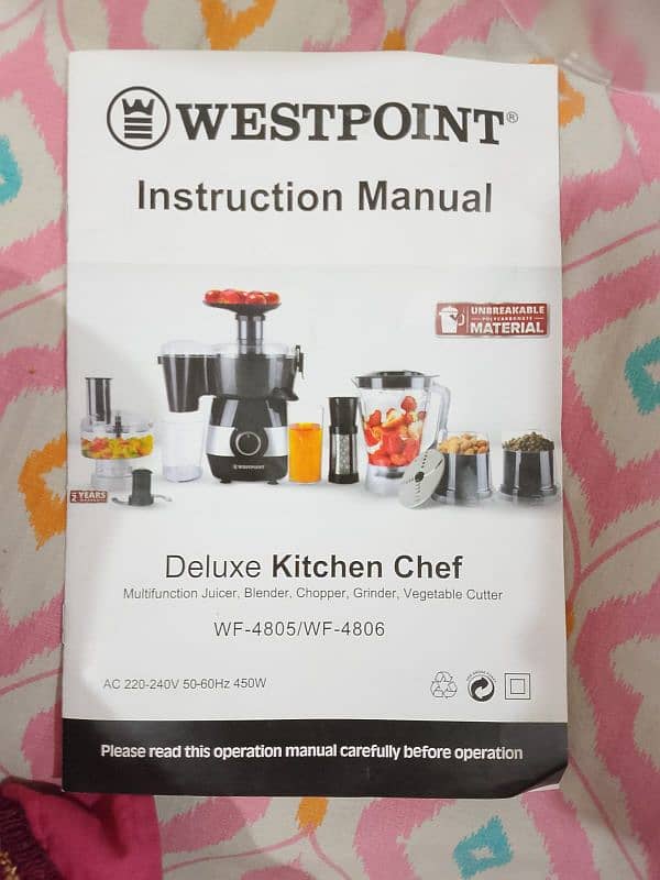 Westpoint deluxe kitchen chef 48076 6