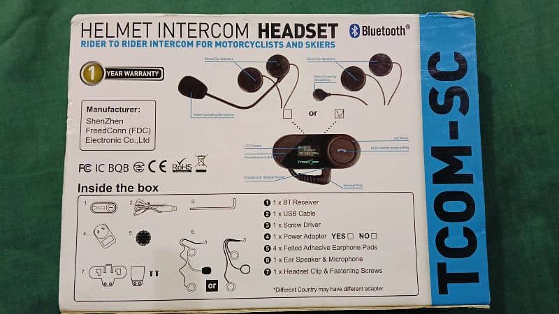 Helmet Intercom 3