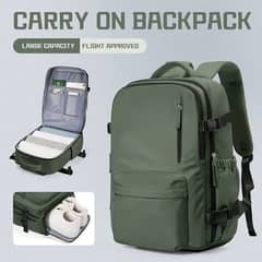 Lightweight travel bagpack.