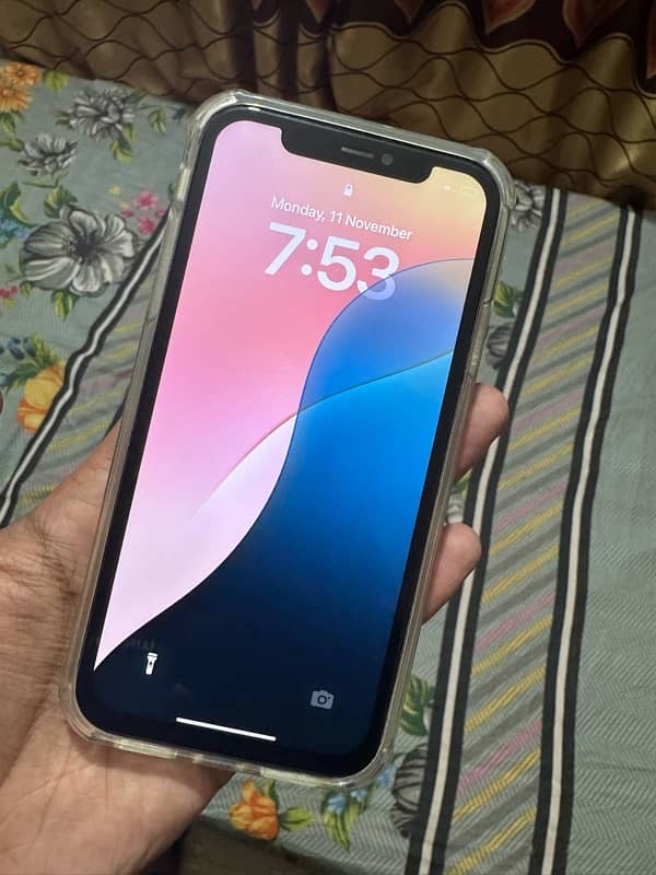 IPHONE 11, PTA Approved - 128 GB, Battery 74% (Panel Changed) 0