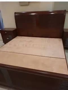 king size wooden bed set