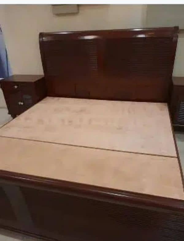 king size wooden bed set 0