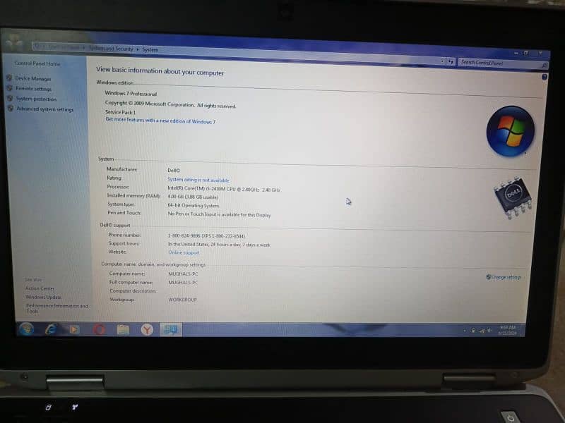 dell laptop core i5 2nd generation 4 gb ram 1