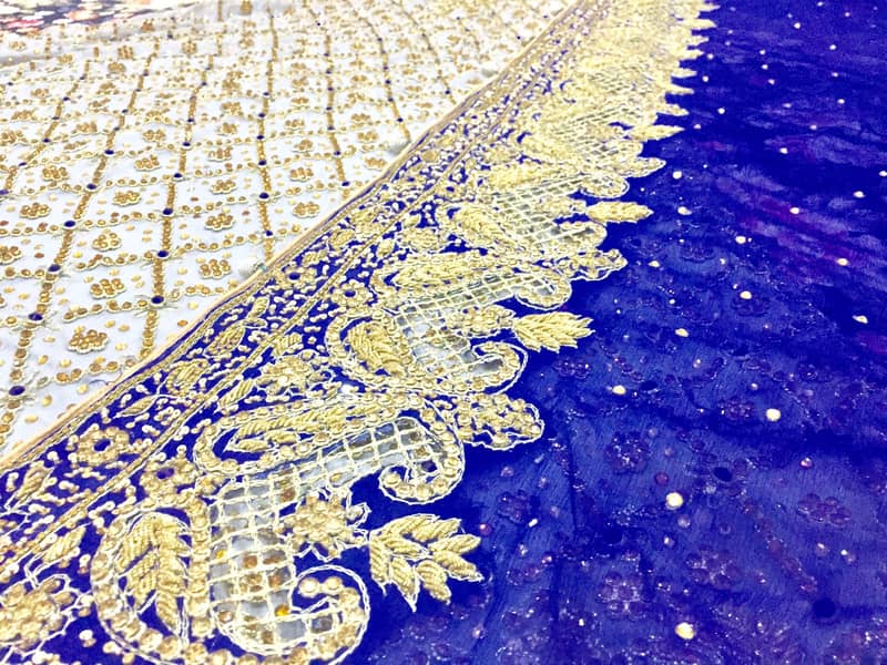 Bridal Lehnga For Sale (Blue) 3