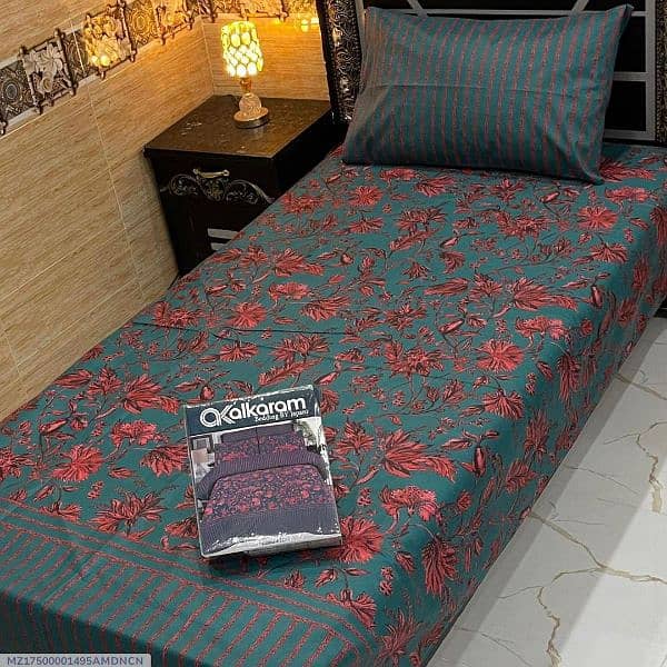 4 PCs cotton salonica painted single bedsheets 13