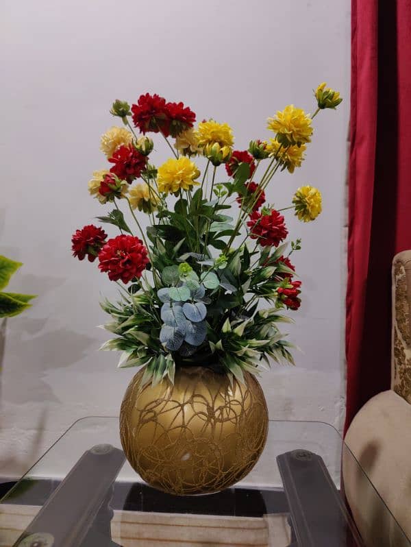 flowers and pot 1