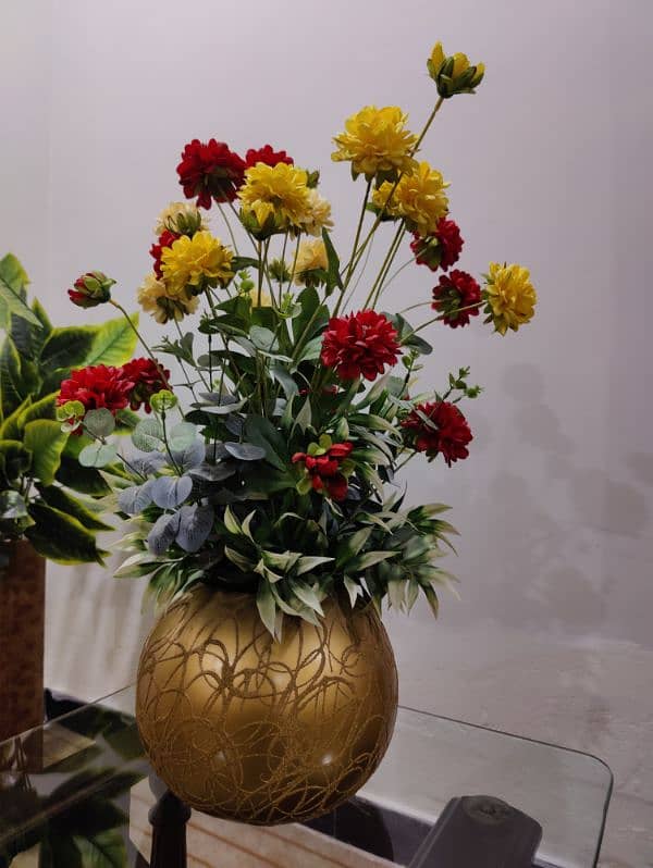 flowers and pot 3