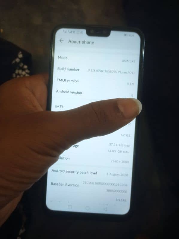 Huawei Y9 2019 Only Mobile 4/64 9