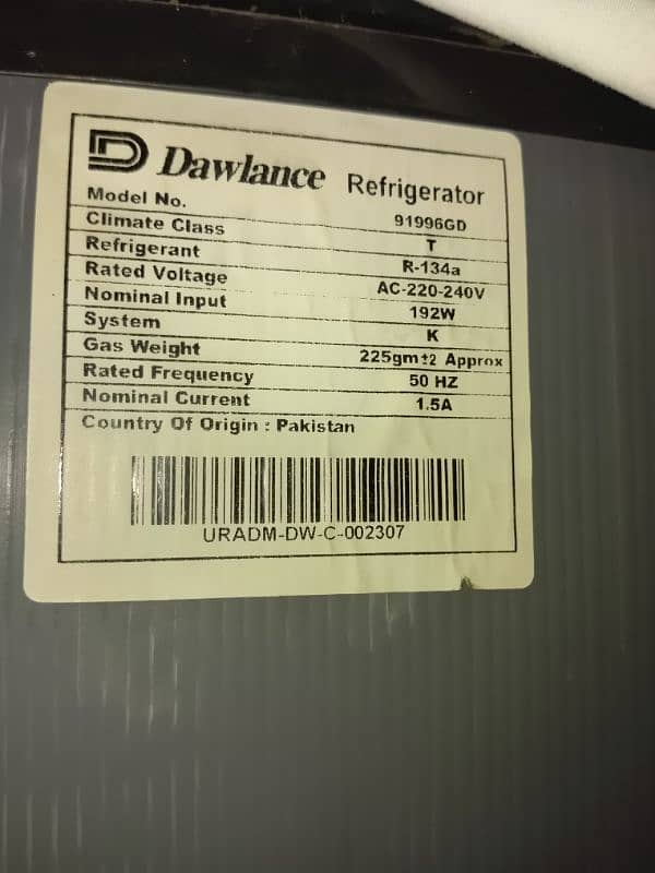 dawlance fridge full size urgent for sale 7