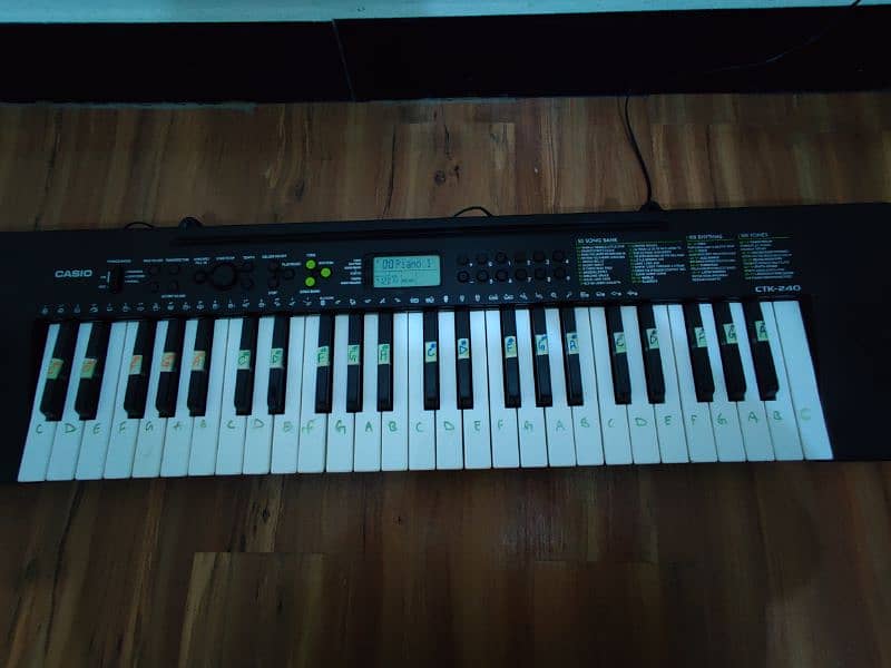 Casio Piano CTK-240 with original casio adapter 1