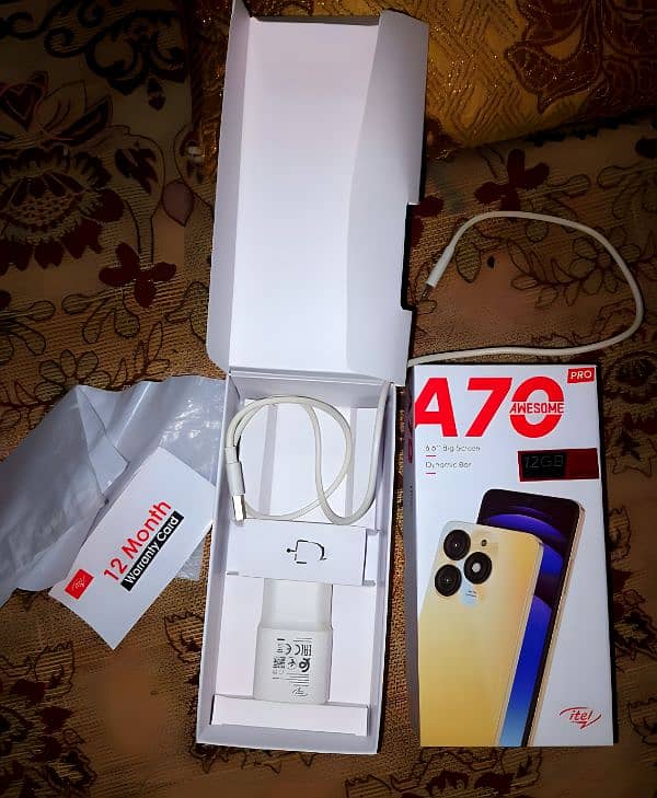 Itel a70 Pro 4+8/256gb,,,,  (Only exchange with new models) 4