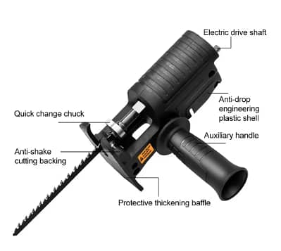 Saw Adapter Electric Drill Modified Wood cutter 5