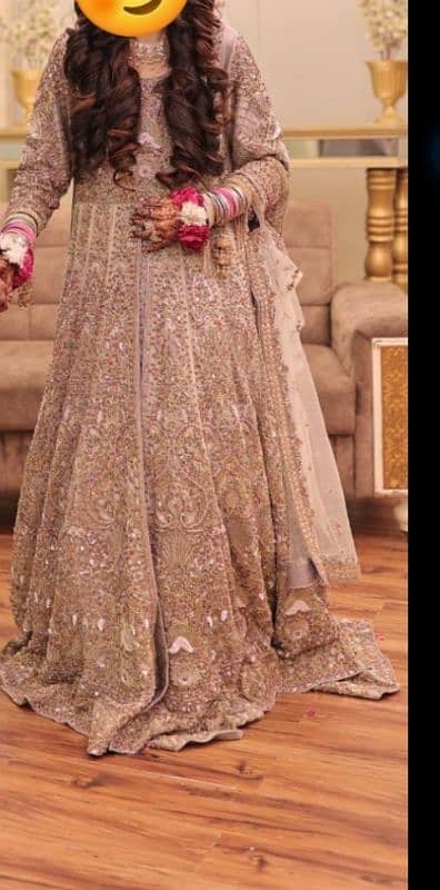 2in1 Bridal Maxi + Sharara With Heavy outlook and Front Open 3