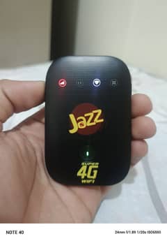 Jazz unlock 4g device All sim work full new 10day use 100%ok