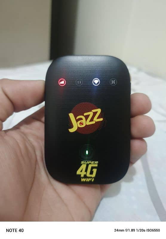 Jazz unlock 4g device All sim work full new 10day use 100%ok 0