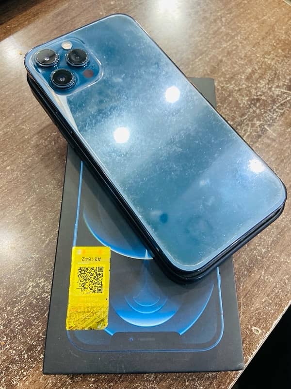 Iphone 12 pro Max 256gb  Factory Unlock Dual PTA Aproved With Box 2