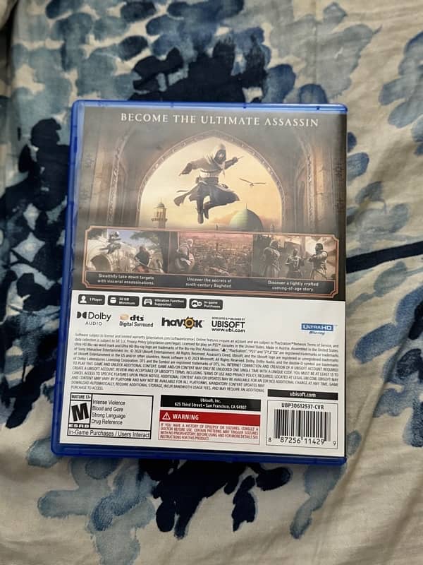 Assassin Creed Mirage For PS5 (1 week Used Only) 1