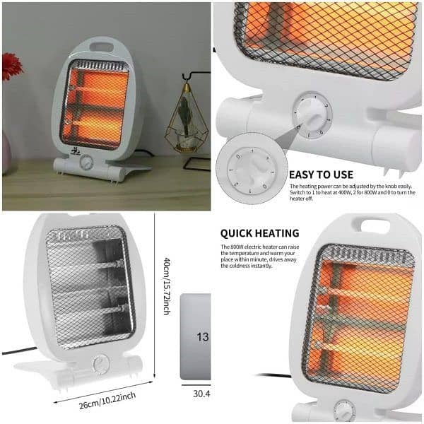 Electric Quartz Heater 400W and 800W 7