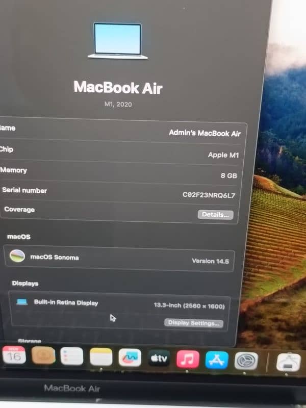 MACBOOK AIR M1 2020 13 INCH FULL BOX 8GB RAM 256GB SSD BEST PRICE 2