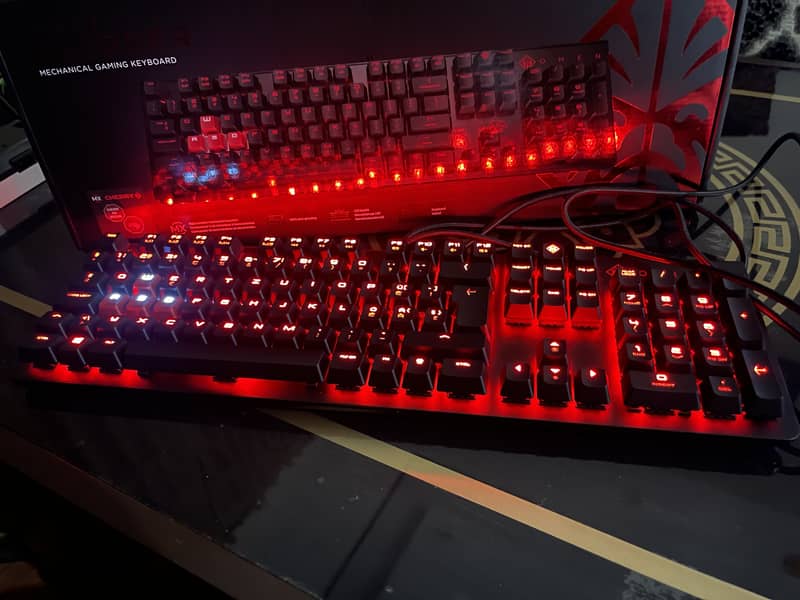 HP Omen Encoder Cherry MX Brown,  Mechanical Gaming Keyboard 0