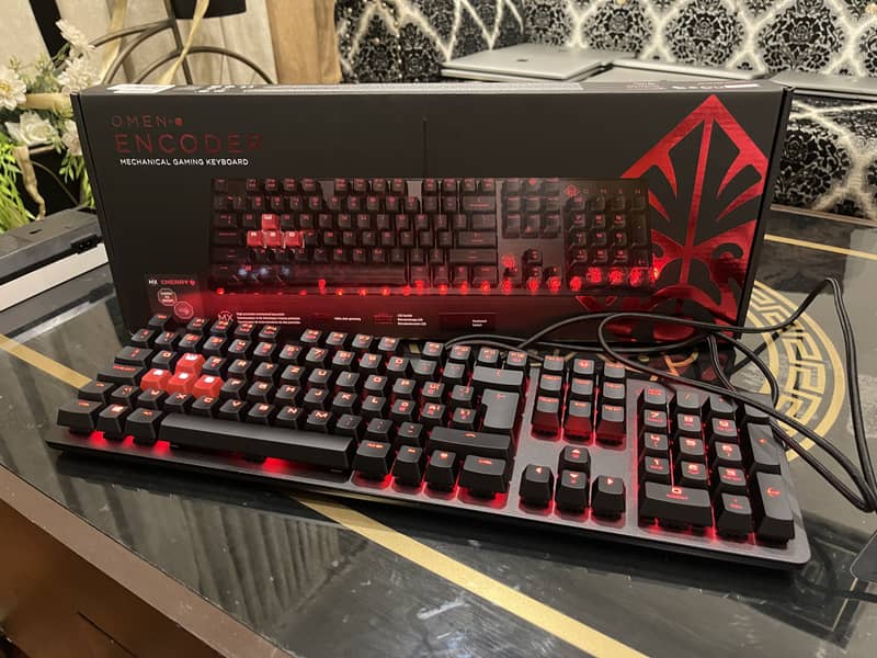 HP Omen Encoder Cherry MX Brown,  Mechanical Gaming Keyboard 1