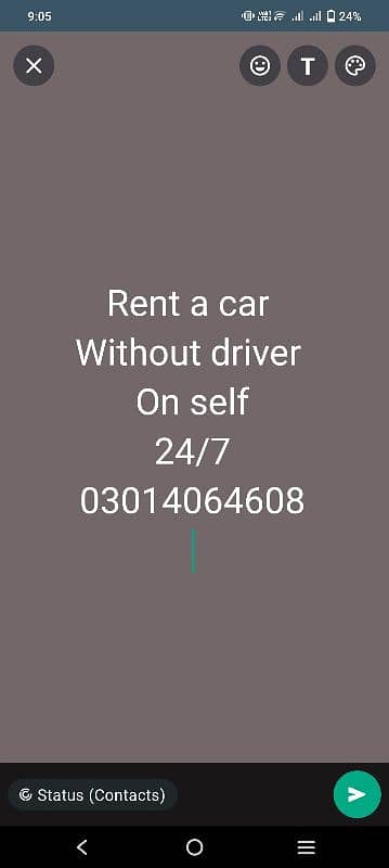 rent a car without driver on self 0