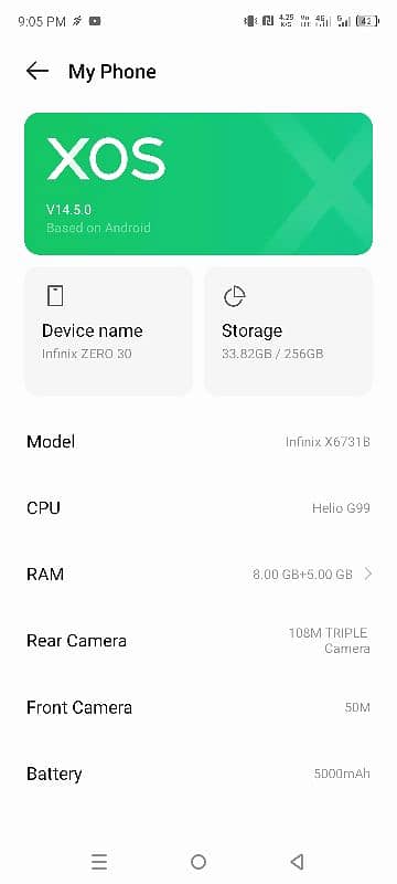 infinix ZERO 30 10 by 8 condition no opan no repair all okay 3