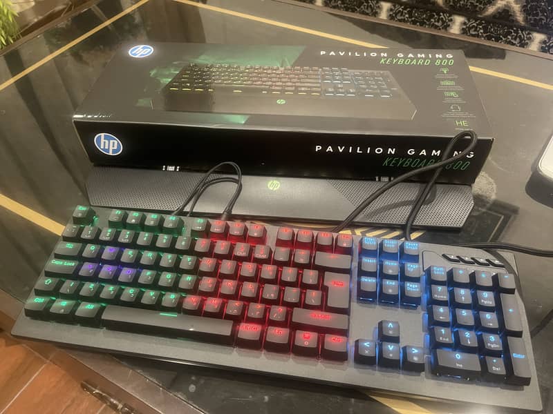 HP Pavilion Gaming Keyboard 800 Red Mchenical Switches 1