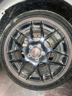 17 inch rim with low profile tyre