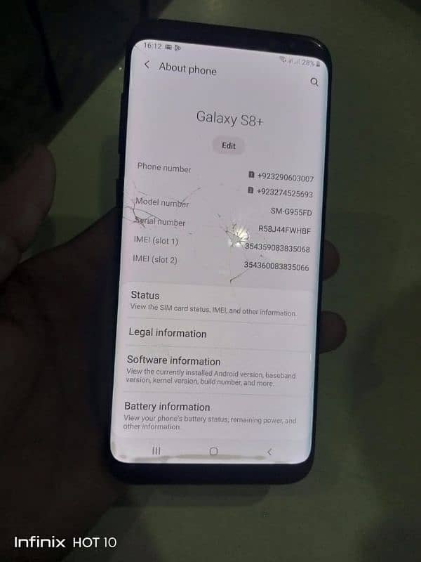 Samsung Galaxy s8 plus pta approved 5