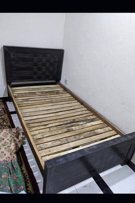 new single bed, bed , side table, poshish bed 5