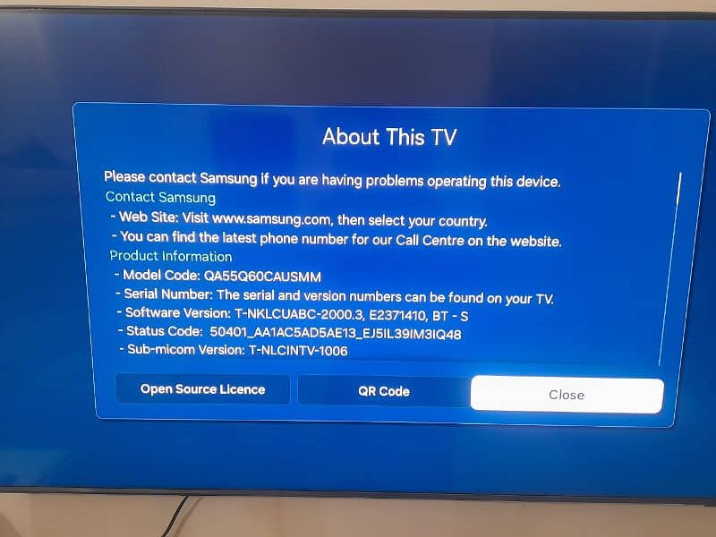 Samsung Qled 60C 0