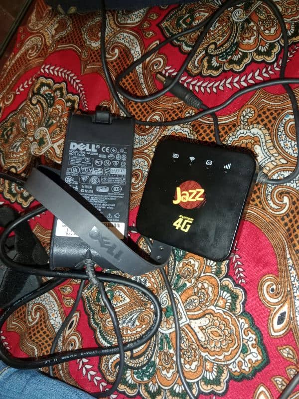 I wanna sale orignal dell 130w laptop charger and jazz 4G wifi 6