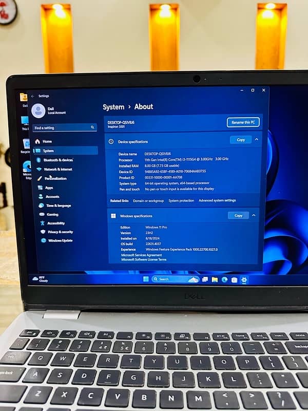 DELL Core i3 11 generation Gaming Laptop 3