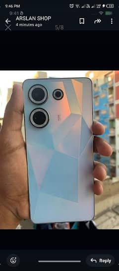 Tecno camon 20 box available 8/256