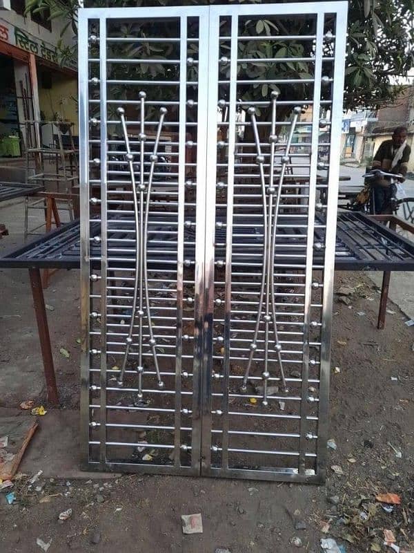 CNC iron Shades and balcony grills,Steel safety grils, solar structure 16